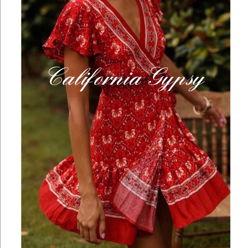 Wrap Mini Dress - Picture 6 of 8